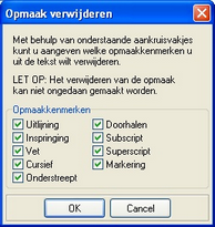 opmaak_verwijderen