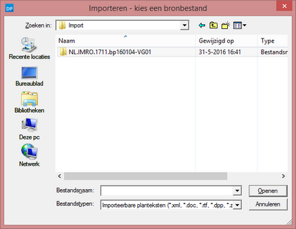 ImporterenDialoog